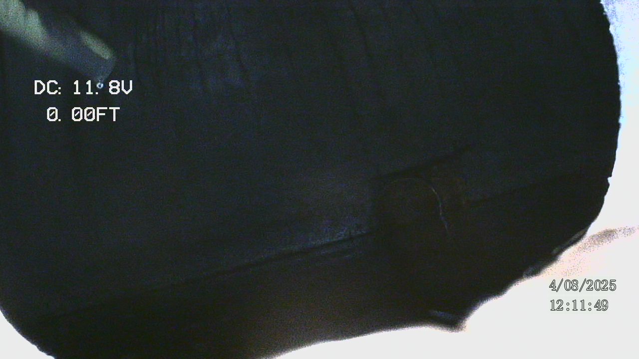 Rohrkamera-Aufnahme: Blick ins Rohrinnere